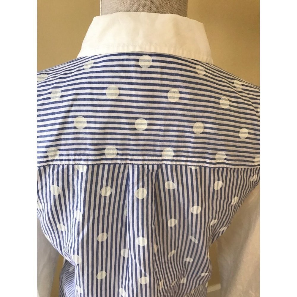 madewell item 01028 stripe polka dot contrast - Picture 8 of 10